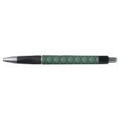 Art Deco stijlpatroon in blauwgroen groene kleur Pen (Voorkant)