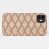 Art Deco stijlpatroon in roos kleur Case-Mate iPhone Case (Achterkant (horizontaal))