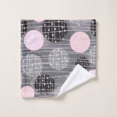 Art Deco-Stippen Bad Handdoek (Wasdoekje)