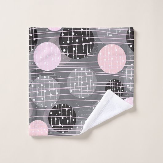 Art Deco-Stippen Bad Handdoek (Wasdoekje)