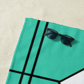 Art Deco Strandlaken (In situ)