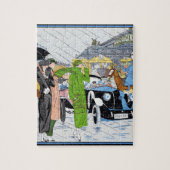 Art Deco Street Scene Legpuzzel (Verticaal)