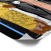 Art Deco Street Scene Poster (Hoek)