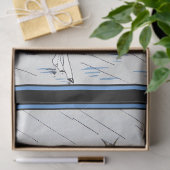 Art Deco Street Scene Tissuepapier (Geschenk)