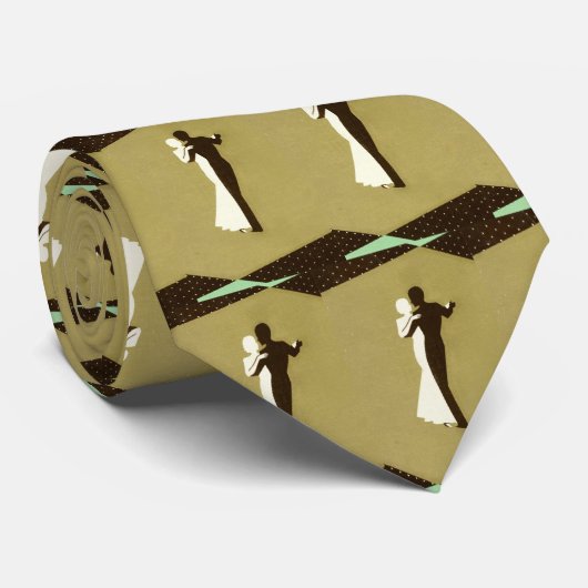 Art Deco-Stropdas Stropdas (Opgerold)