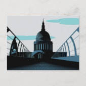 Art Deco Style Briefkaart Londen (Voorkant)
