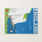 Art Deco Style England Poster Legpuzzel (Horizontaal)