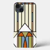 Art Deco Style Glas in lood Case-Mate iPhone Case (Achterkant)