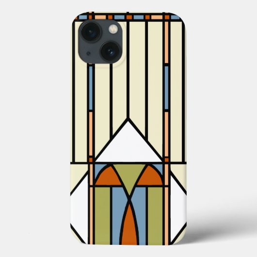 Art Deco Style Glas in lood Case-Mate iPhone Case (Achterkant)