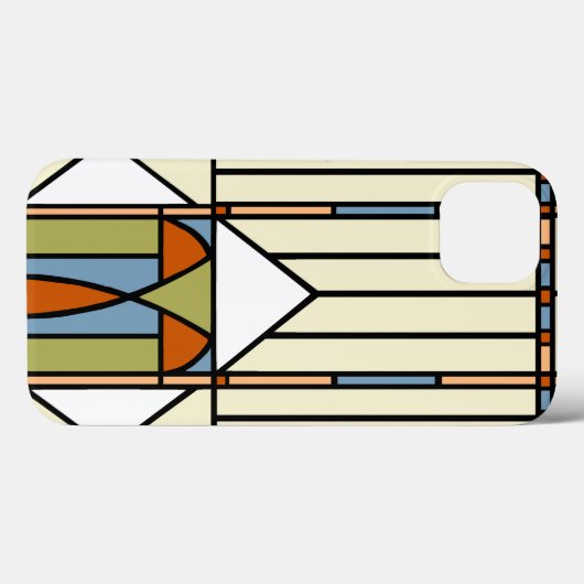Art Deco Style Glas in lood Case-Mate iPhone Case (Achterkant (horizontaal))