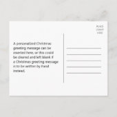 Art Deco Style "MERRY CHRISTMAS!" Briefkaart (Achterkant)