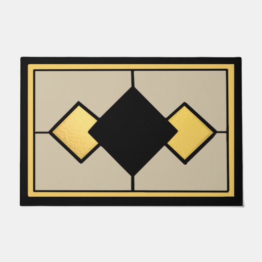 Art Deco Style Rug Deurmat (Voorkant)