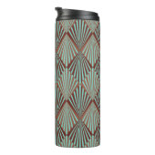 Art Deco style seamless pattern texture Thermosbeker (Geroteerd rechts)