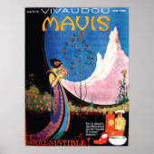 Art Deco Summer Blossom voor Mavis 1920 Poster (Voorkant)