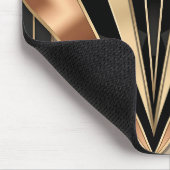 Art Deco Sunburst Geometric Luxury Design Muismat (Hoek)