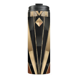 Art Deco Sunburst Geometric Luxury Design Thermosbeker