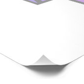 Art Deco Sunburst Pattern in Pastels Perfect Poster (Hoek)