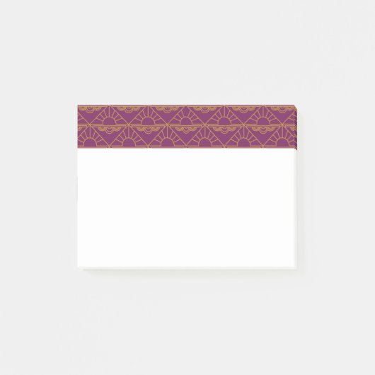 Art Deco Sunrise Post-it® Notes (Voorkant)