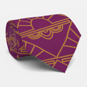 Art Deco Sunrise Stropdas (Opgerold)