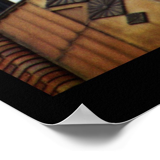 Art Deco Sunset Poster (Hoek)