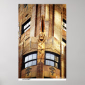 Art Deco Sunset Poster (Voorkant)