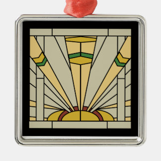 Art Deco Sunshine Metalen Ornament