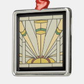 Art Deco Sunshine Metalen Ornament (Links)