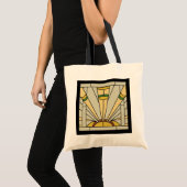 Art Deco Sunshine Tote Bag (Voorkant (product))