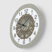 Art Deco Swan Grote Klok (Hoek)