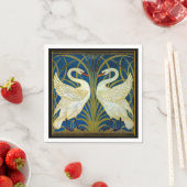 Art Deco Swans Servet (Insitu)