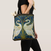 Art Deco Swans Tote Bag (Dichtbij)