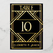 Art Deco Tafelnummer (Voorkant)