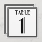Art Deco Tafelnummer 1 (Voorkant / Achterkant)