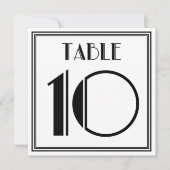Art Deco Tafelnummer 10 (Voorkant)