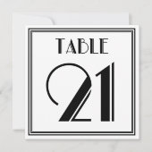 Art Deco Tafelnummer 21 (Voorkant)