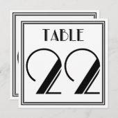 Art Deco Tafelnummer 22 (Voorkant / Achterkant)