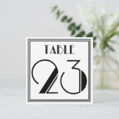 Art Deco Tafelnummer 23 (Staand voorkant)