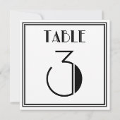 Art Deco Tafelnummer 3 (Achterkant)