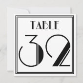 Art Deco Tafelnummer 32 (Achterkant)