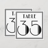 Art Deco Tafelnummer 35 (Voorkant / Achterkant)