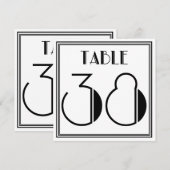 Art Deco Tafelnummer 38 (Voorkant / Achterkant)