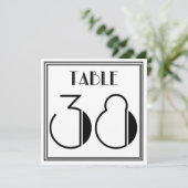 Art Deco Tafelnummer 38 (Staand voorkant)