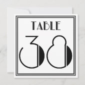Art Deco Tafelnummer 38 (Achterkant)