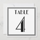 Art Deco Tafelnummer 4 (Voorkant)