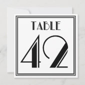 Art Deco Tafelnummer 42 (Voorkant)