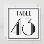 Art Deco Tafelnummer 43 (Achterkant)