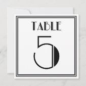 Art Deco Tafelnummer 5 (Voorkant)