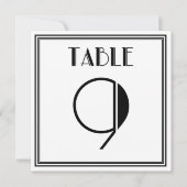 Art Deco Tafelnummer 9 (Voorkant)