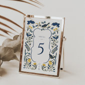  Art Deco Tafelnummer Kaart