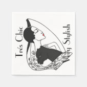 ART DECO TAFELSERVET SERVET (Voorkant)